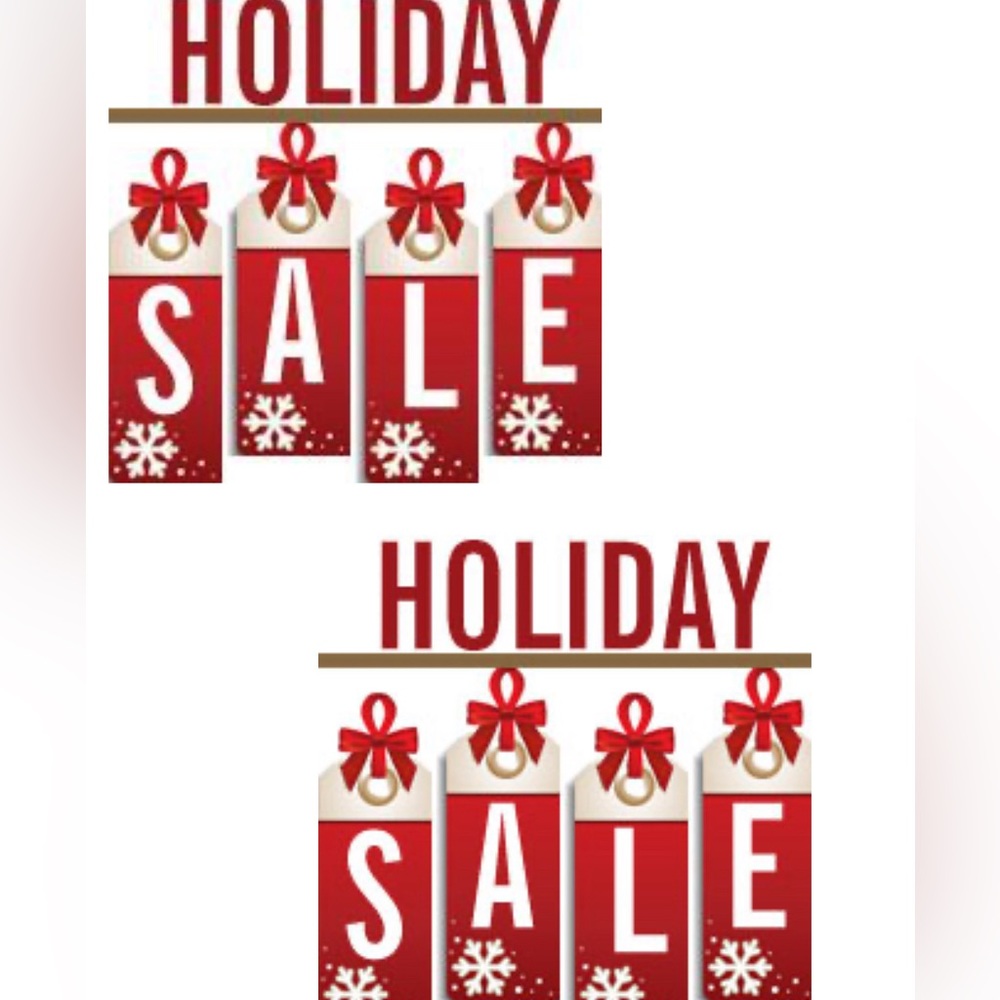 Holiday sale now till end of year. Offer reasonable price and add to your closet